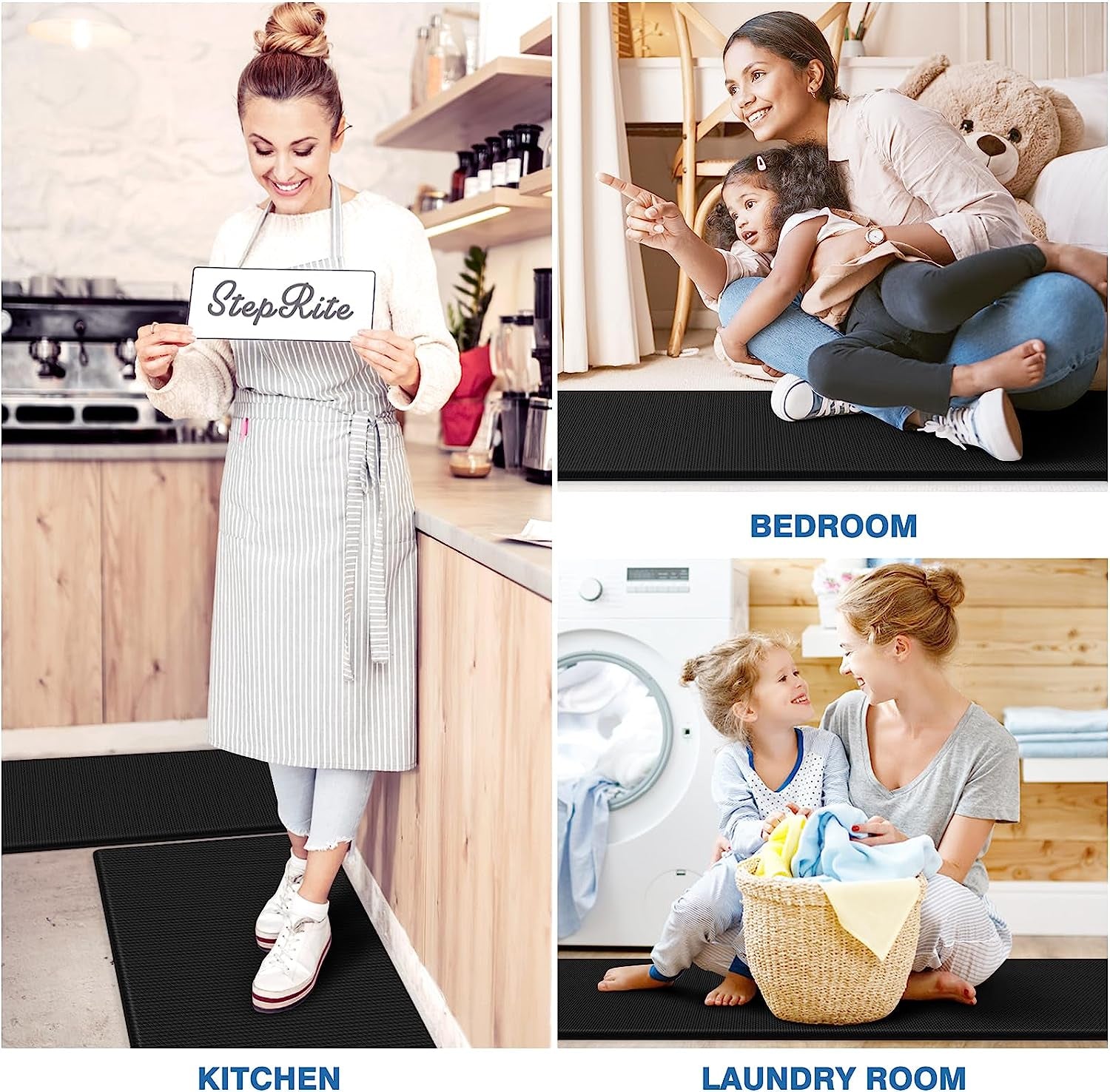 2PCS Kitchen Rugs